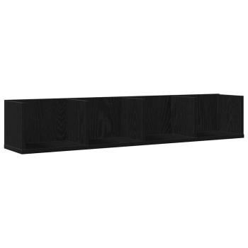 CD Wandregal Schwarze Eiche 100x18x18 cm Werkstoff