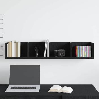 CD Wandregal Schwarze Eiche 100x18x18 cm Werkstoff