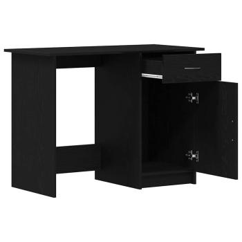 Schreibtisch Schwarz Eiche 100x50x76 cm Holzwerkstoff