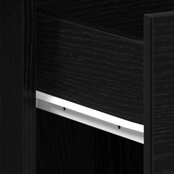 Schreibtisch Schwarz Eiche 100x50x76 cm Holzwerkstoff