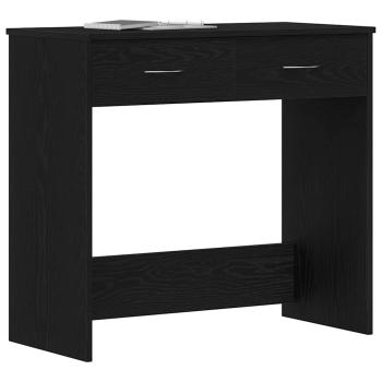 Schreibtisch Schwarz Eiche 80x40x75 cm Holzwerkstoff