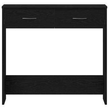 Schreibtisch Schwarz Eiche 80x40x75 cm Holzwerkstoff