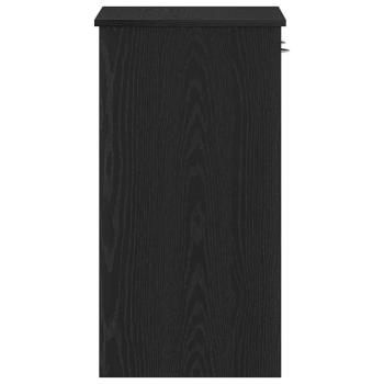 Schreibtisch Schwarz Eiche 80x40x75 cm Holzwerkstoff