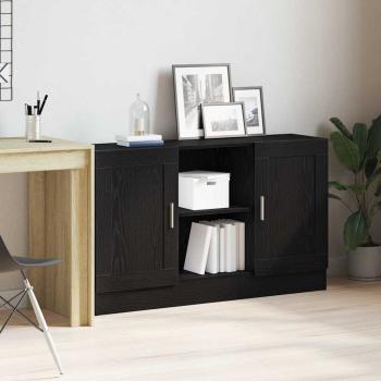 ARDEBO.de - Sideboard Schwarz Eiche 120x30,5x70 cm aus Holz