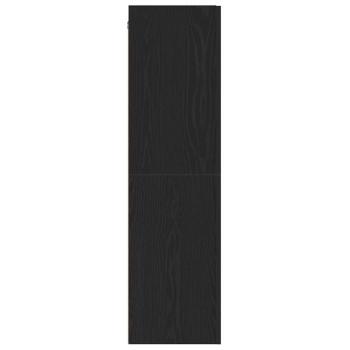 TV-Schrank Schwarz Eiche 30,5x30x110 cm Nachbildung