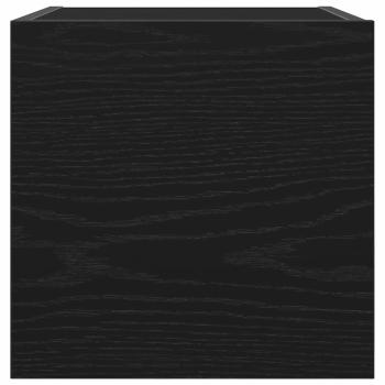 Wand-TV-Schrank Schwarz Eiche 30,5x30x30 cm