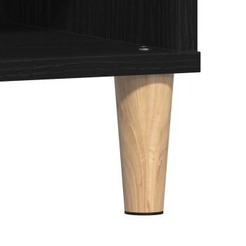 Couchtisch schwarze Eiche 60x60x30 cm aus Ingenieurholz