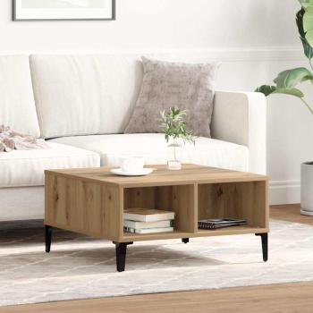 ARDEBO.de - Couchtisch Artisan Eiche 60x60x30 cm Holzwerkstoff