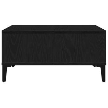 Couchtisch Schwarz Eiche 60x60x30 cm Holzwerkstoff