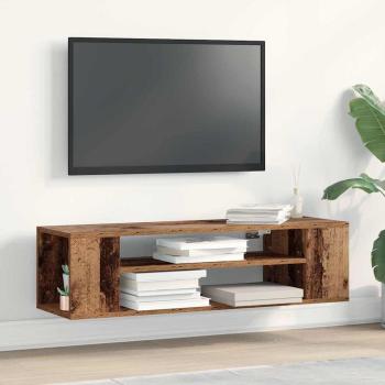 ARDEBO.de - Wand-TV-Schrank aus altem Holz 100x30x26,5 cm Holzwerkstoff
