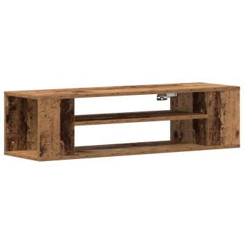 Wand-TV-Schrank aus altem Holz 100x30x26,5 cm Holzwerkstoff