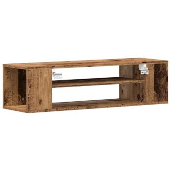 Wand-TV-Schrank aus altem Holz 100x30x26,5 cm Holzwerkstoff
