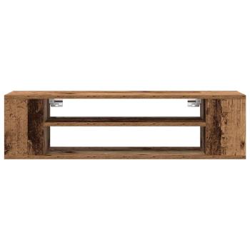 Wand-TV-Schrank aus altem Holz 100x30x26,5 cm Holzwerkstoff