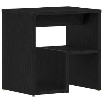 Nachttisch Schwarz Eiche 40x30x40 cm Ingenieured Holz