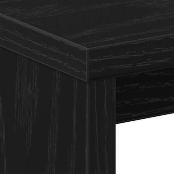 Nachttisch Schwarz Eiche 40x30x40 cm Ingenieured Holz