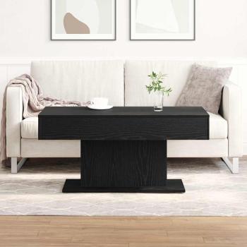 Couchtisch Schwarz Eiche 96x50x45 cm aus Holzwerkstoff
