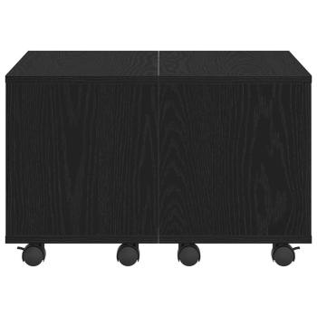 Couchtisch Schwarz Eiche 60x60x38 cm