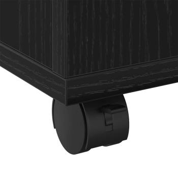 Couchtisch Schwarz Eiche 60x60x38 cm