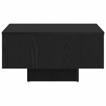 Couchtisch Schwarz Eiche 60x60x31,5 cm aus Holzwerkstoff