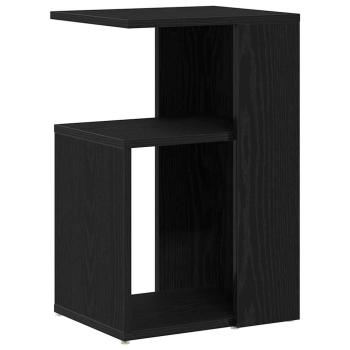 Beistelltisch Schwarze Eiche 36x30x56 cm Engineered Wood