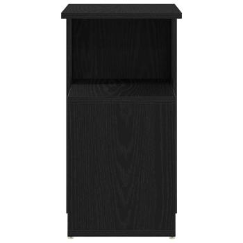 Beistelltisch Schwarze Eiche 36x30x56 cm Engineered Wood
