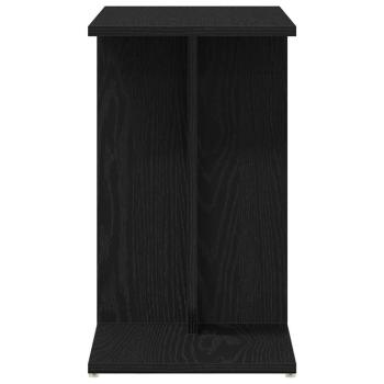 Beistelltisch in schwarzer Eiche, 50x30x50 cm, Holzwerkstoff