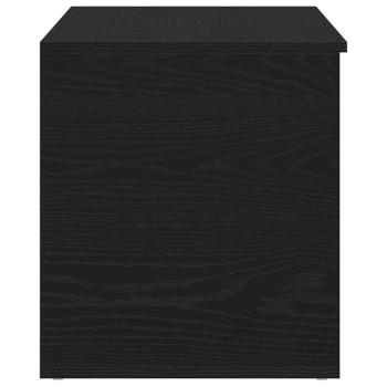 Aufbewahrungstruhe Schwarz Eiche 84x42x46 cm Holzwerkstoff