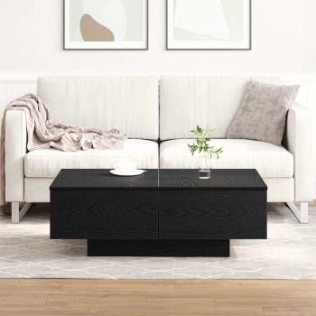 Couchtisch Schwarz Eiche 90x60x31 cm Holzwerkstoff