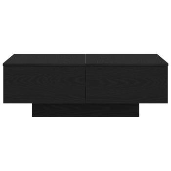 Couchtisch Schwarz Eiche 90x60x31 cm Holzwerkstoff
