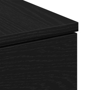 Couchtisch Schwarz Eiche 90x60x31 cm Holzwerkstoff