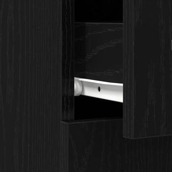 Apotheker-Schrank in Schwarz Eiche 20x45,5x60 cm aus Holzwerkstoff