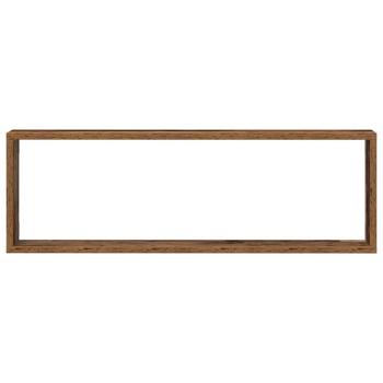 Wandregale 2er Set Altes Holz 80x15x26 cm Holzwerkstoff