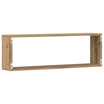 Wandregale 2er Set Artisan Eiche 80x15x26 cm Holzwerkstoff