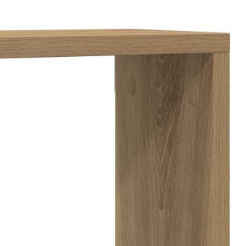 4er Set Wandregale Artisan Eiche 80x15x26 cm Holzwerkstoff