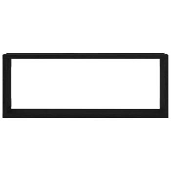 Wandregale 6 Stück Schwarz Eiche 60x15x23 cm Holzwerkstoff