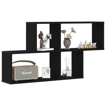 Schwarzer Eichenschrank 76x15x53 cm aus Holzwerkstoff