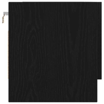 Kleiderschrank schwarz Eiche 100 x 32,5 x 35 cm Holzwerkstoff
