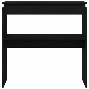 Konsolentisch Schwarz Eiche 80x30x80 cm aus Ingenieurholz