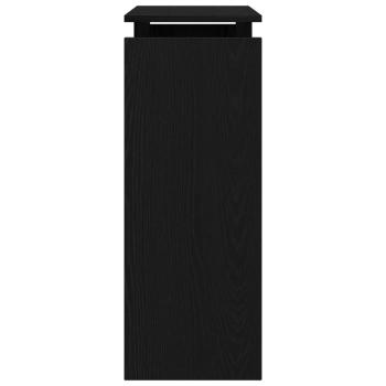 Konsolentisch Schwarz Eiche 80x30x80 cm aus Ingenieurholz