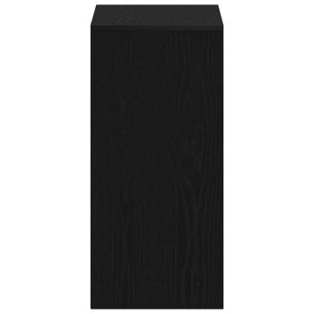 Schreibtisch in schwarzer Eiche, 102,5 x 35 x 75 cm, aus Holzwerkstoff