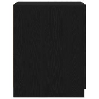 Waschmaschinen-Schrank Schwarze Eiche 70,5x71,5x91,5 cm Holzwerkstoff