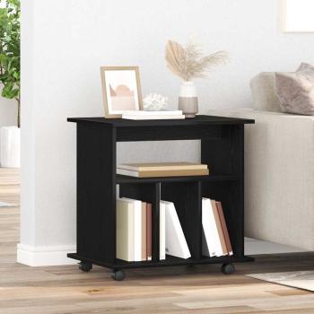 ARDEBO.de - Rollschrank Schwarz Eiche 60x45x55 cm Holzwerkstoff