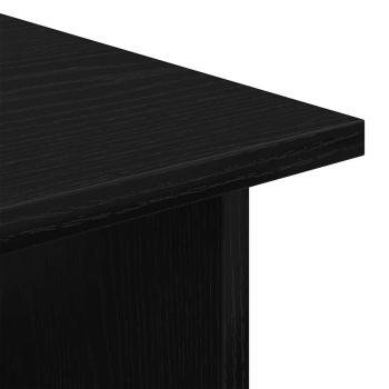 Rollschrank Schwarz Eiche 60x45x55 cm Holzwerkstoff
