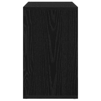 Beistelltische 3er Set Schwarz Eichenholz