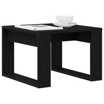 Beistelltisch Schwarze Eiche 50x50x35 cm aus Ingenieurholz