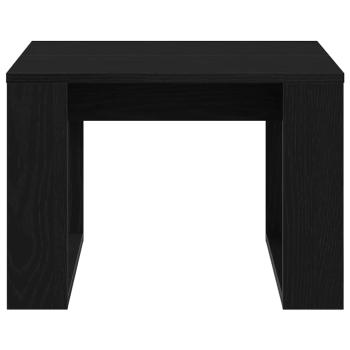 Beistelltisch Schwarze Eiche 50x50x35 cm aus Ingenieurholz