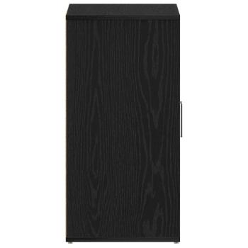 Schuhschrank Schwarz Eiche 60x35x70 cm Holzwerkstoff