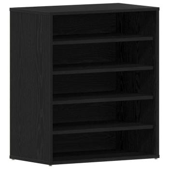 Schuhschrank Schwarze Eiche 60x35x70 cm Holzwerkstoff