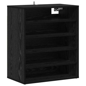 Schuhschrank Schwarze Eiche 60x35x70 cm Holzwerkstoff