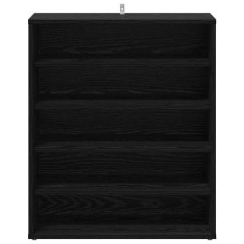 Schuhschrank Schwarze Eiche 60x35x70 cm Holzwerkstoff
